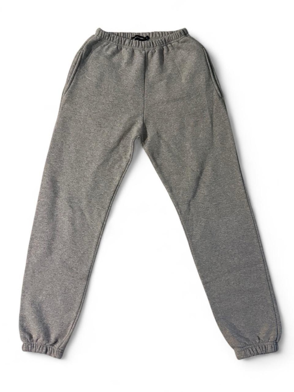 Grey Fleece Jogger Sweatpants - Comfortable Everyday Bottoms